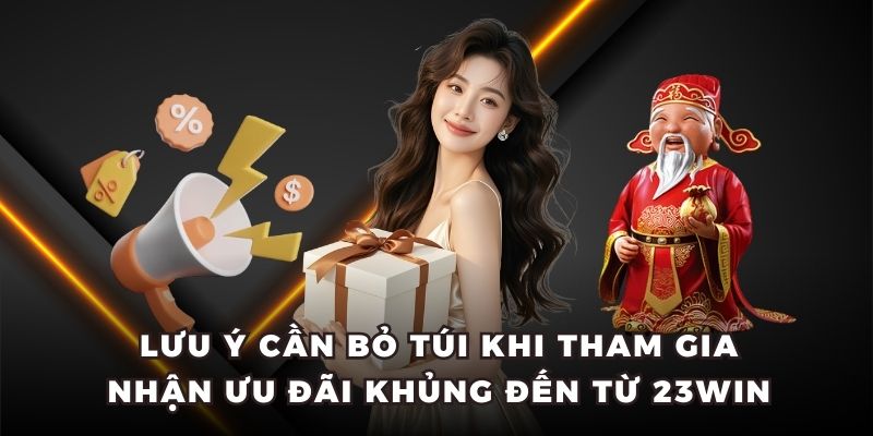 Lưu ý cần bỏ túi khi tham gia nhận ưu đãi khủng đến từ 23WIN