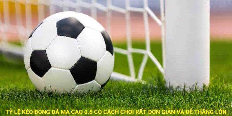 Tỷ lệ kèo bóng đá Ma Cao 0.5 có cách chơi rất đơn giản và dễ thắng lớn