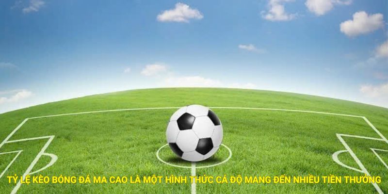 Tỷ lệ kèo bóng đá Ma Cao là một hình thức cá độ mang đến nhiều tiền thưởng